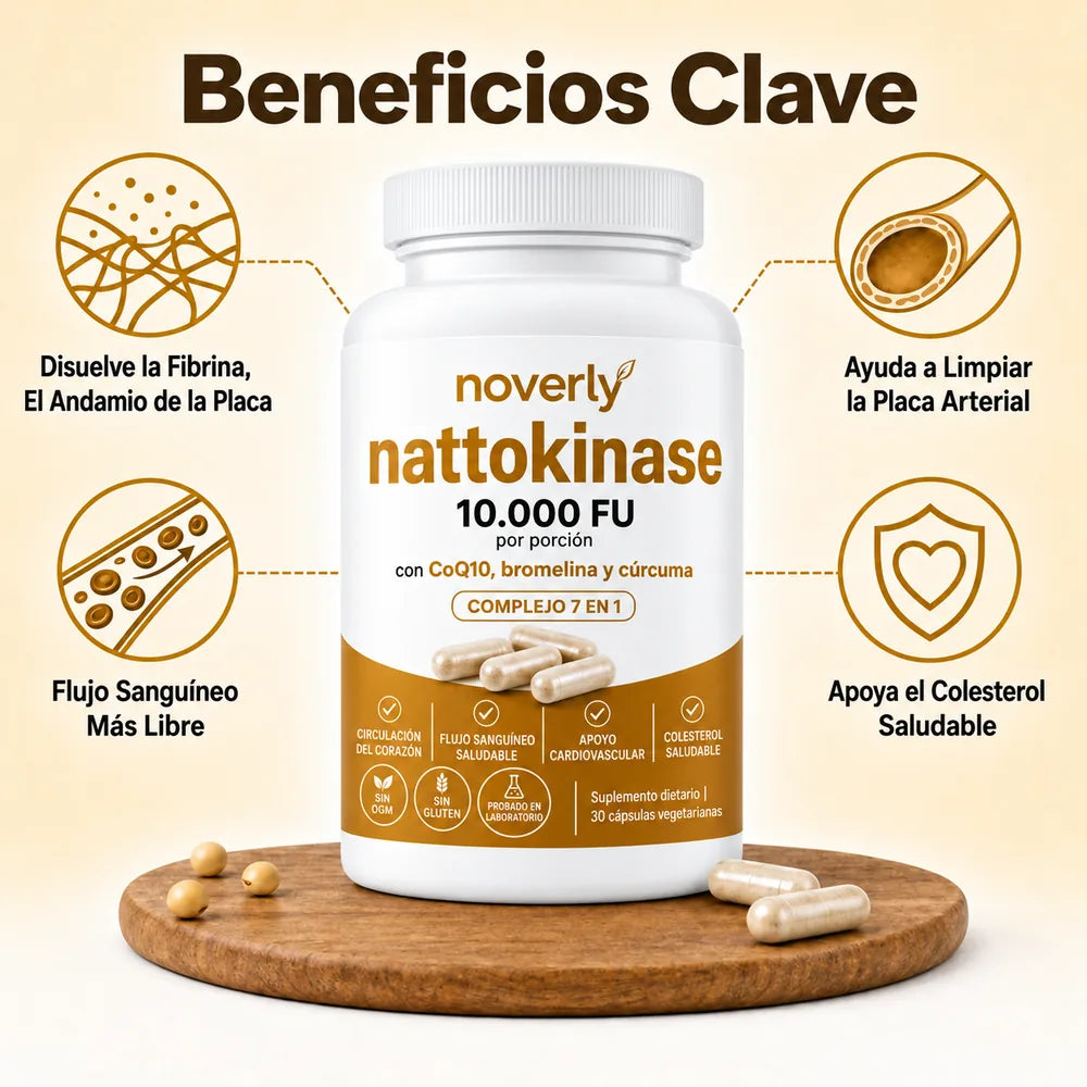 Nattoquinasa 10.000 FU — imagen 3