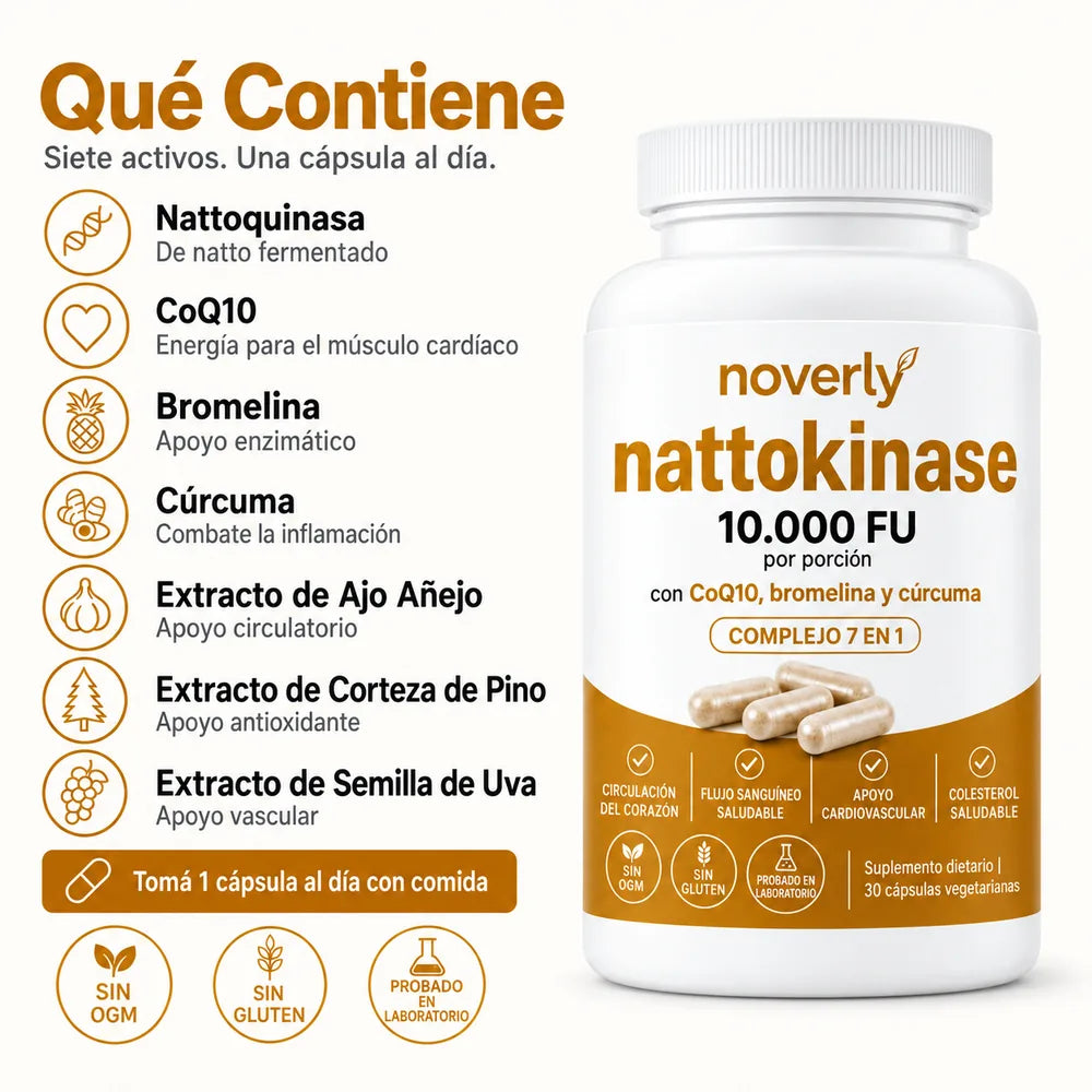 Nattoquinasa 10.000 FU — imagen 4